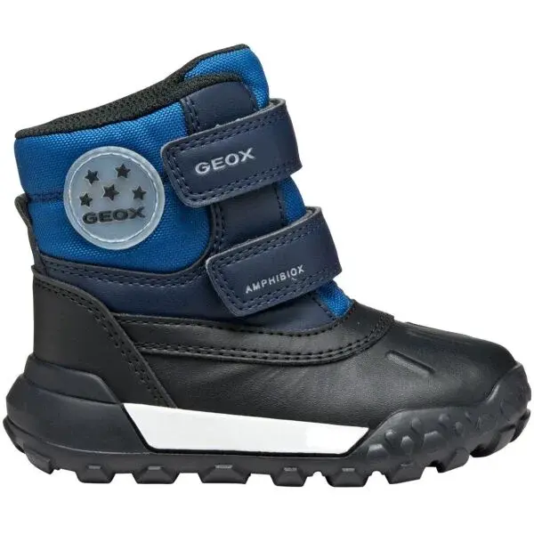 Geox B TREKKYUP B ABX Chlapčenská zimná obuv, tmavo modrá, veľkosť