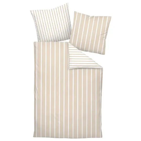 Janine POVLEČENÍ, makosatén, přírodní barvy, bílá, 140/200 cm