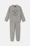 Dětská tepláková souprava Emporio Armani šedá barva, 6D4VJ3 4J6VZ
