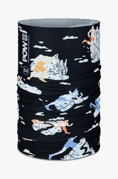 Nákrčník Buff Coolnet UV černá barva, vzorovaný, 133704