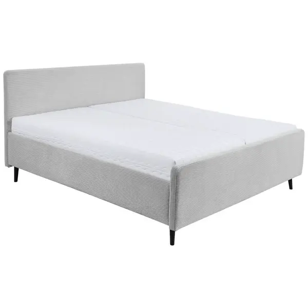 MID.YOU ČALOUNĚNÁ POSTEL, 160/200 cm, světle šedá