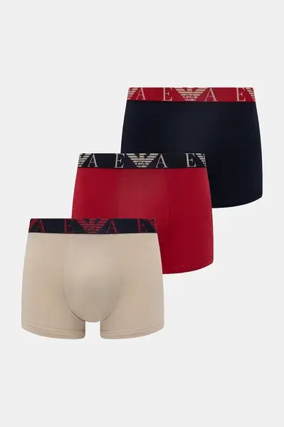 Emporio Armani Underwear  boxerky pánské bavlněné s elastanem 3-pack