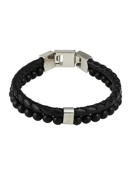 FOSSIL Náramok  čierna / strieborná