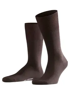 FALKE Ponožky 'Airport'  čokoládová / biela