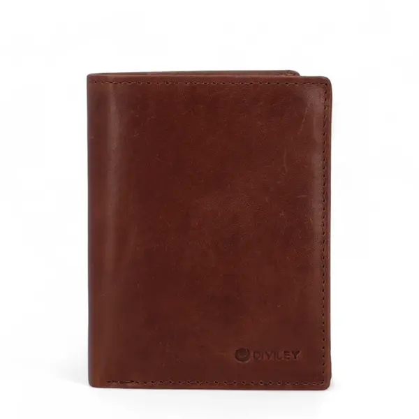 Pánská kožená peněženka hnědá - Diviley Stevens