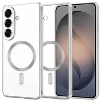 Techsuit Luxury Crystal MagSafe, Samsung Galaxy S26, stříbrný