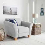 Sit & More KŘESLO, textil, barvy stříbra