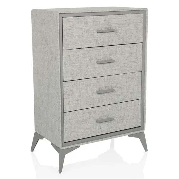 MID.YOU KOMODA, šedá, 60/90/35,5 cm