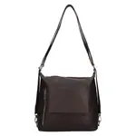 Dámská kožená kabelka/batoh SendiDesign Jena – tmavě hnedá