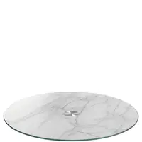 Leonardo SERVÍROVACÍ PODNOS, sklo, kov, 33 cm