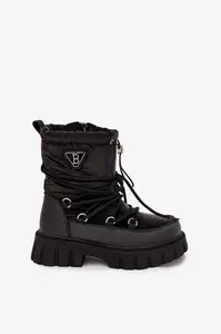 Dětské černé sněhule Adelisse