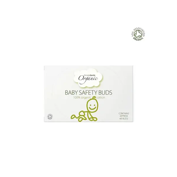 SIMPLY GENTLE Organické dětské vatové tyčinky 60 ks