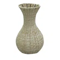 Landscape KOŠÍKOVÁ VÁZA, kov, přírodní materiály, 40 cm