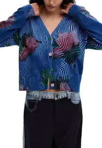 Desigual květinový cardigan