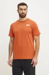 Bavlněné tričko The North Face Outdoor Graphic oranžová barva, s potiskem, NF0A8C1Z6IG1