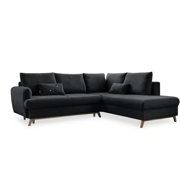 MID.YOU ROHOVÁ SEDAČKA, textil, tmavě šedá