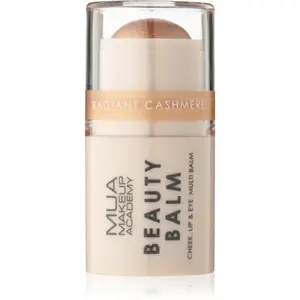 MUA Makeup Academy Beauty Balm krémový rozjasňovač v tyčinke odtieň Radiant Cashmere 4 g