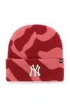 Čepice 47 brand MLB New York Yankees červená barva, B-FRFMK17ACE-IR