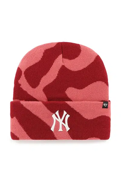 Čepice 47 brand MLB New York Yankees červená barva, B-FRFMK17ACE-IR