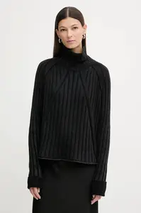 Bavlněný svetr G-Star Washed loose turtle