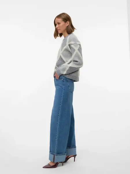VERO MODA Džínsy 'VMRAE'  modrá denim