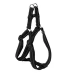 COBBYS PET Postroj step-in, popruhový čierny reflexný L 2,5x56-81cm strih: A