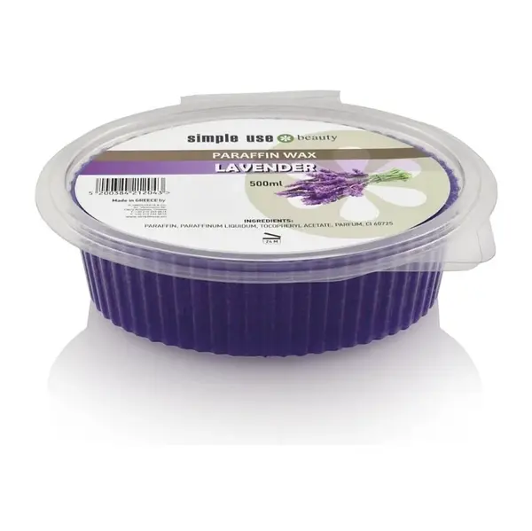 SIMPLE USE BEAUTY Parafínový zábal Levandule 500 g