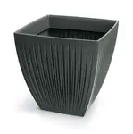 Ethick Květináč LATIA SQUARE MIDL 60 cm, černý granit