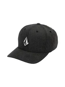 Volcom kšiltovka Full Stone Hthr Flexfit Hat Charcoal Heather | Šedá | Velikost S/M