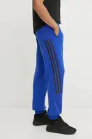 Kalhoty adidas Future Icons pánské, modrá barva, vzorované, IV5131