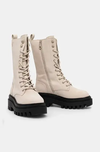 Nízké kozačky Calvin Klein Jeans FLATFORM LACE UP BOOT MG NB