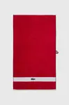 Malý bavlněný ručník Lacoste L Casual Rouge 55 x 100 cm