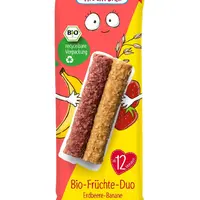 FruchtBar BIO Ovesné duo tyčinky jahoda, banán a jablko 23 g