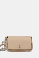 Kabelka Calvin Klein Jeans béžová barva, K60K613049