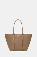 Kožená kabelka MICHAEL Michael Kors béžová barva, 30R5G9OT7L