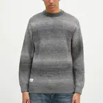 Svetr Butter Goods Beams Knit Sweater pánský, šedá barva, BG243301