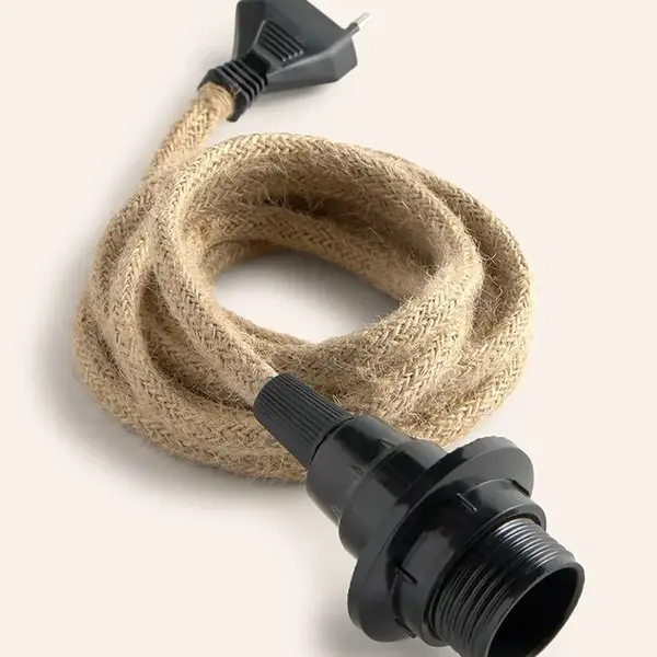 Kabel se zástrčkou ke svítidlu Calma House Cable E14 béžová barva