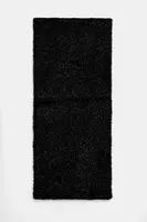 Nákrčník United Colors of Benetton černá barva, hladký, 6FYPDU01K