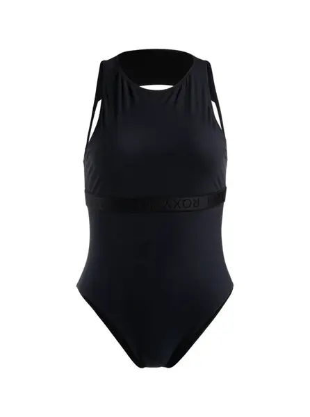 Roxy dámské jednodílné plavky Active Anthracite | Černá | Velikost XS