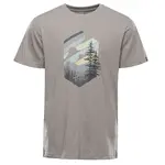 Pánské triko z nemačkavého materiálu alpine pro noger šedá 5xl