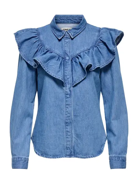 ONLY Blúzka 'ONLINDIGO'  modrá denim