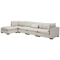 Livetastic ROHOVÁ SEDAČKA, textil, krémová