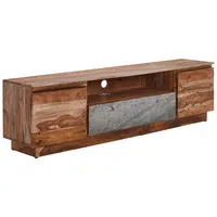 Livetastic NÍZKÁ KOMODA, akácie, sheesham, přírodní barvy, 190/53/41 cm