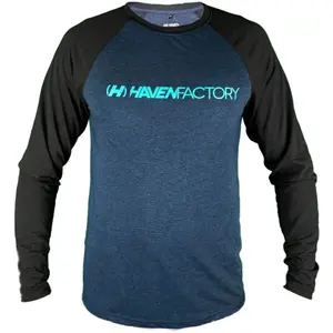 HAVEN FACTORY TRAIL Cyklistický dres, tmavo modrá, veľkosť