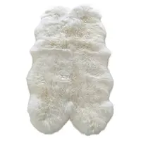 OVČÍ KOŽEŠINA, 105/180 cm, bílá