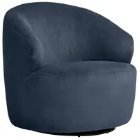 MID.YOU KŘESLO, textil, tmavě modrá