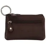 Kožená klíčenka Delami Ely, hnědá