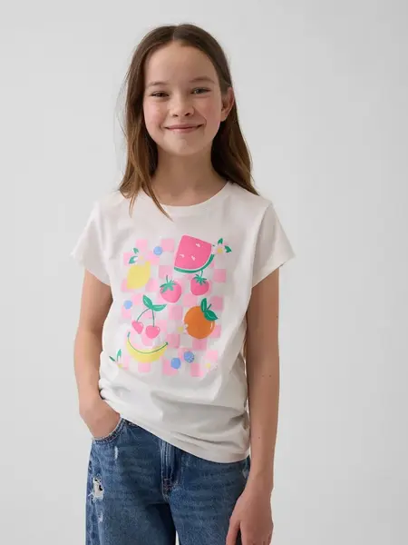 GAP Dětské tričko s potiskem - Holky