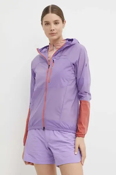 Větrovka Peak Performance Vislight fialová barva