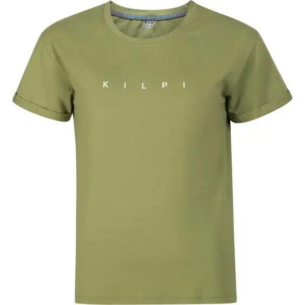 KILPI PROLIX Dámské bavlněné tričko, světle zelená, velikost
